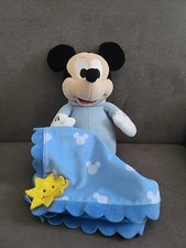 Disney Babies Baby Mickey Mouse Plush Suffed Toy With Blanket   