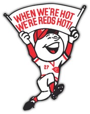 Cincinnati Reds MLB Baseball Car Bumper Sticker Decal "SIZES" ID:1