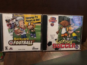 Backyard Baseball 2002 Cd Rom And Backyard Soccer Ebay