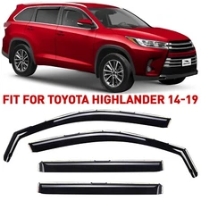 Rain Guards Vent Visors Shade for 2014-2019 Toyota Highlander