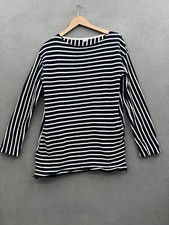 Intimately Free People Women’s Small Tunic Boatneck Dress Striped Pockets