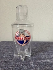 Bubba Gump Shrimp Restaurant Clear Cocktail Shaker Star Shaped 20 oz.
