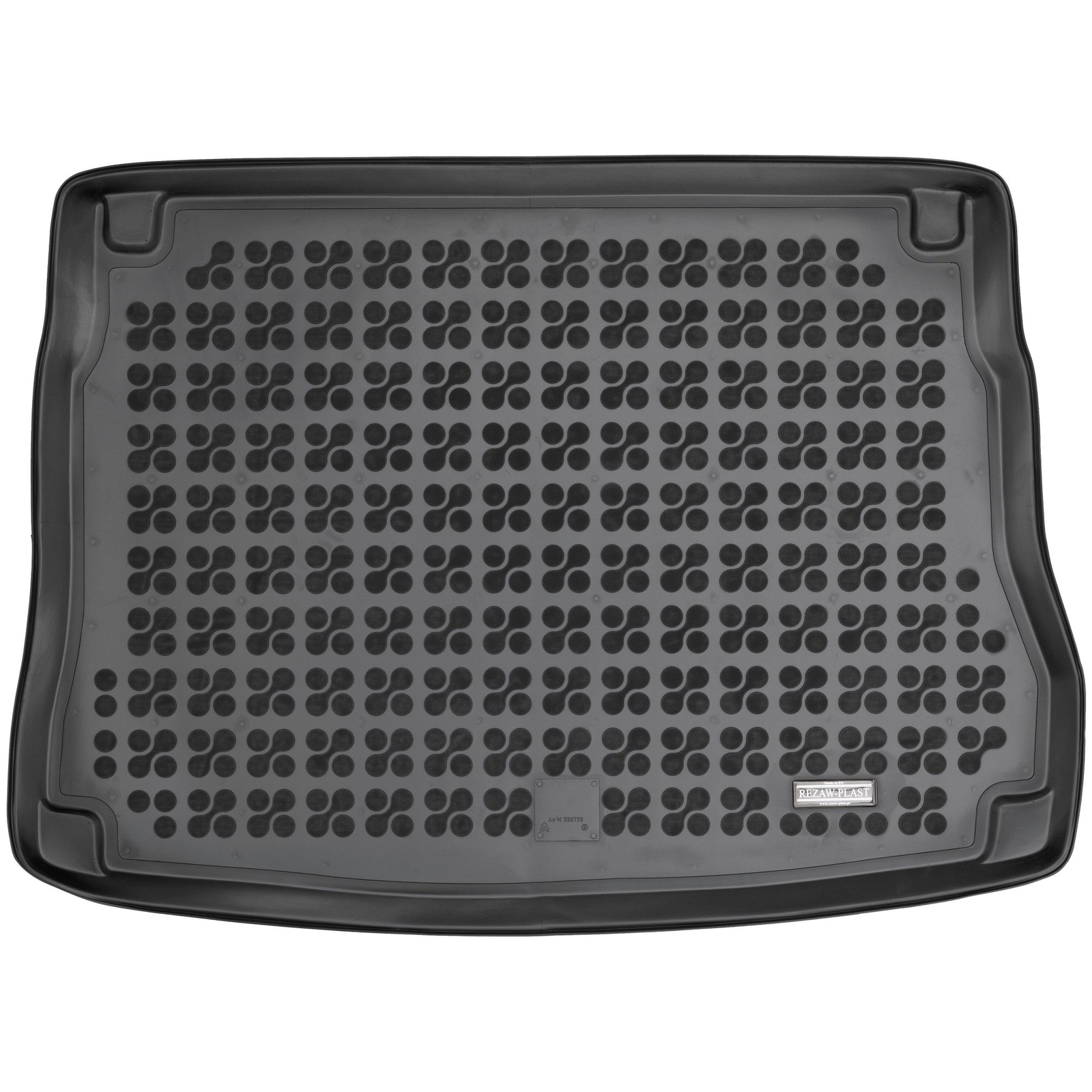 Tapis de coffre Kia Ceed I caoutchouc TPE noir bac de coffre sur mesure Rezaw-Plast 2006-2012