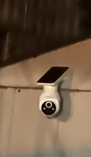 1080p Security Camera Wireless with Solar Panel, Smart AI Human White NEW