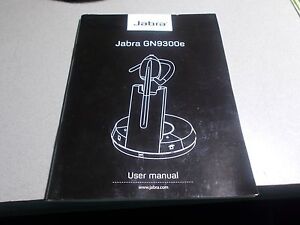 Jabra User Manual GN9300 81-02622 *FREE SHIPPING* | eBay