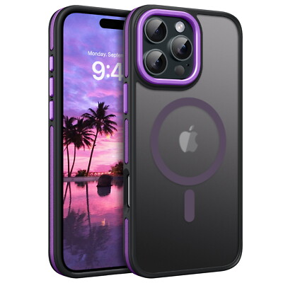 For iPhone 16 Pro Max 6.9'' Case MagSafe Phone Shockproof Rugged Magnetic Cover