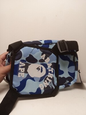 PORTER × APE コラボ ネイビー迷彩 ウエストバッグ A Bathing Ape BAPE X Porter NAVY Camo waist bag NEW 100% Authentic