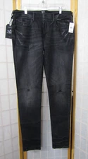 NWT Prps Super Skinny Cayenne Fit Distressed Black Denim Jeans Men's Size 34