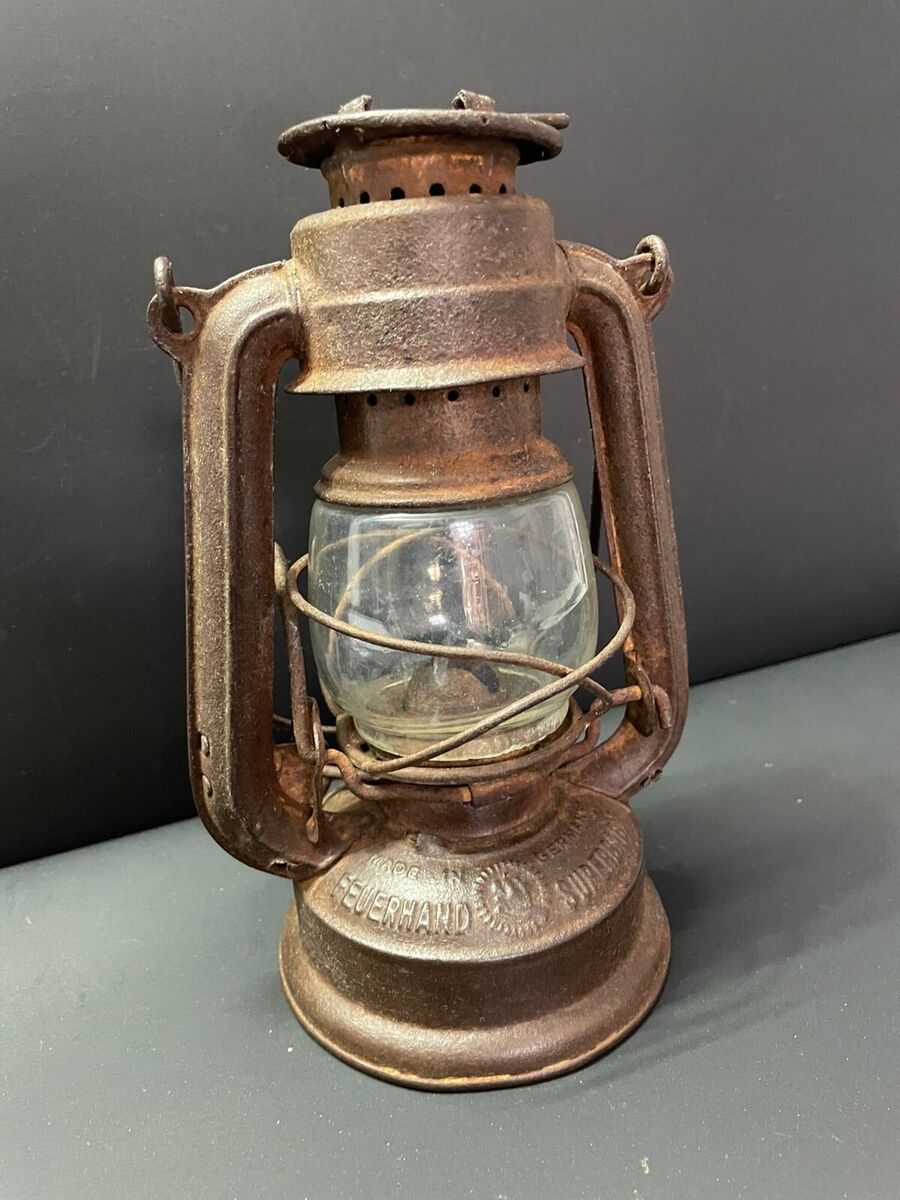 Old Feuerhand Superbaby No 175 Iron Kerosene Oil Lamp Old Feuerhand Superbaby No 175 Iron Kerosene Oil Lamp