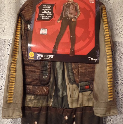 Jyn Erso Costume Star Wars Rogue One Child Girls Kid S 4-6 or L 12-14 - Picture 4 of 11