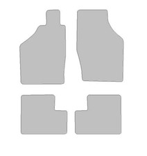 Fußmatten-Set für Opel Kadett D (1979-1984) Hit schwarz