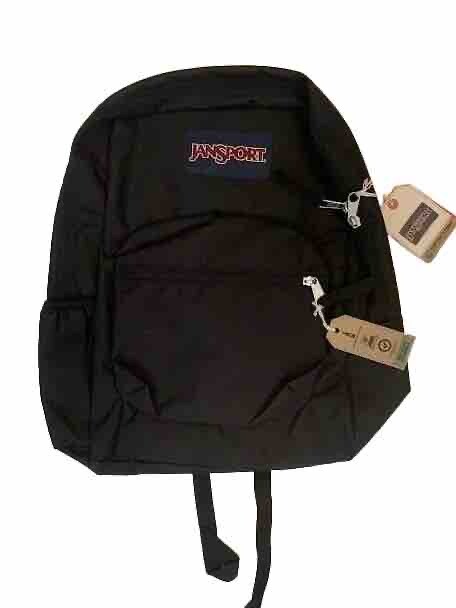 Brand New Classic JanSport Cross Town Backpack - Black NWT