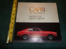 1970 MERCURY CAPRI SALES BROCHURE / FOLDER / ORIGINAL FOMOCO ITEM!!
