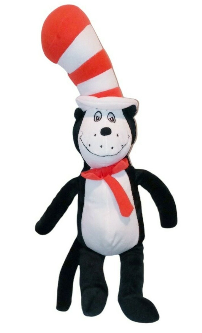 Kohls Cares Dr. Seuss Cat in the Hat 21" Plush Striped Hat Stuffed Animal  Toy | eBay