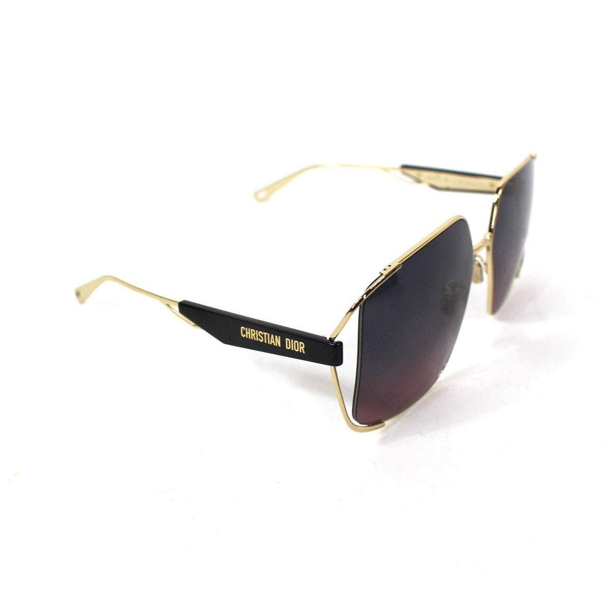 Dior ArchiDior S1U Oversized Sunglasses NEW 61mm Gold Square