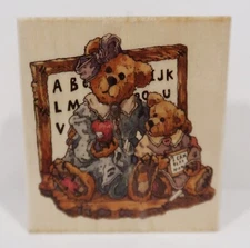 Uptown Rubber Stamp, H21128 Ms. Burn & Bailey, Holly Pond Hill, Letters, Bears