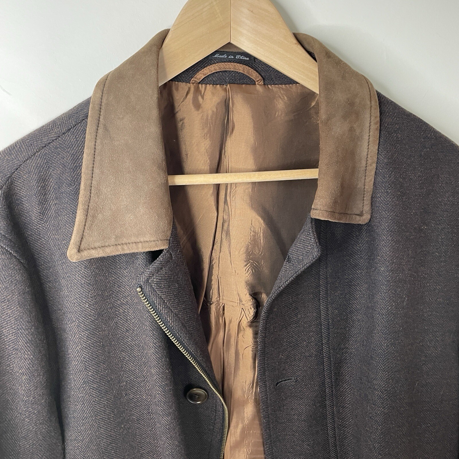 Stackpole Moore Tryon Wool Cashmere Jacket Herrin… - image 4