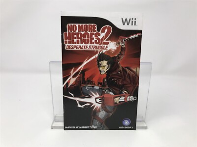 No More Heroes 2 - Nintendo wii - Instruction Manual Only - FRENCH CAD