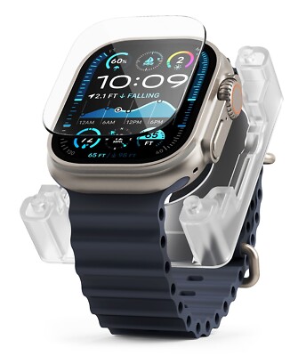 For Apple Watch Ultra 3 2 1 | [Easy Slide Tempered Glass] Screen Protector