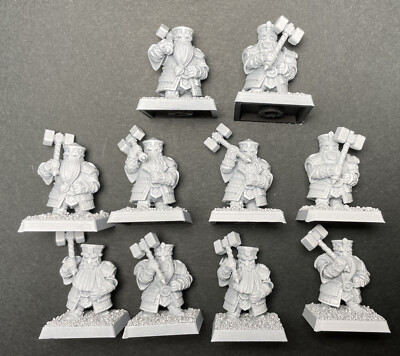 10x Zwerge ''King's Hammers'' & 1x Engineer der Zwerge von Titan Forge