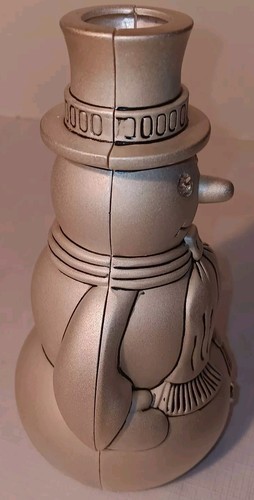 Godinger Silver Art Co. Holiday Snowman Candle Holder - Picture 4 of 8