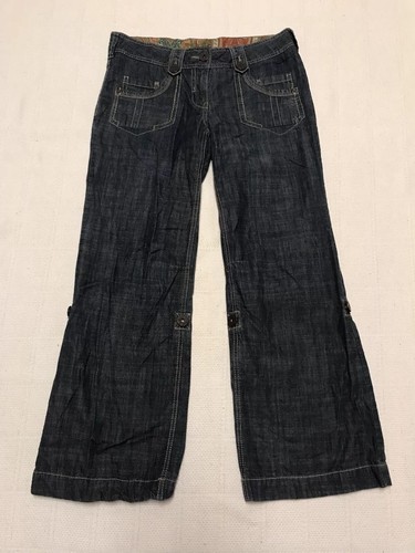 Next Petite Denim Blue Jeans Capri 