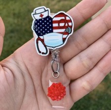 Nurse Badge Holder/Reel ID Card Holder lanyard Gift/Medical