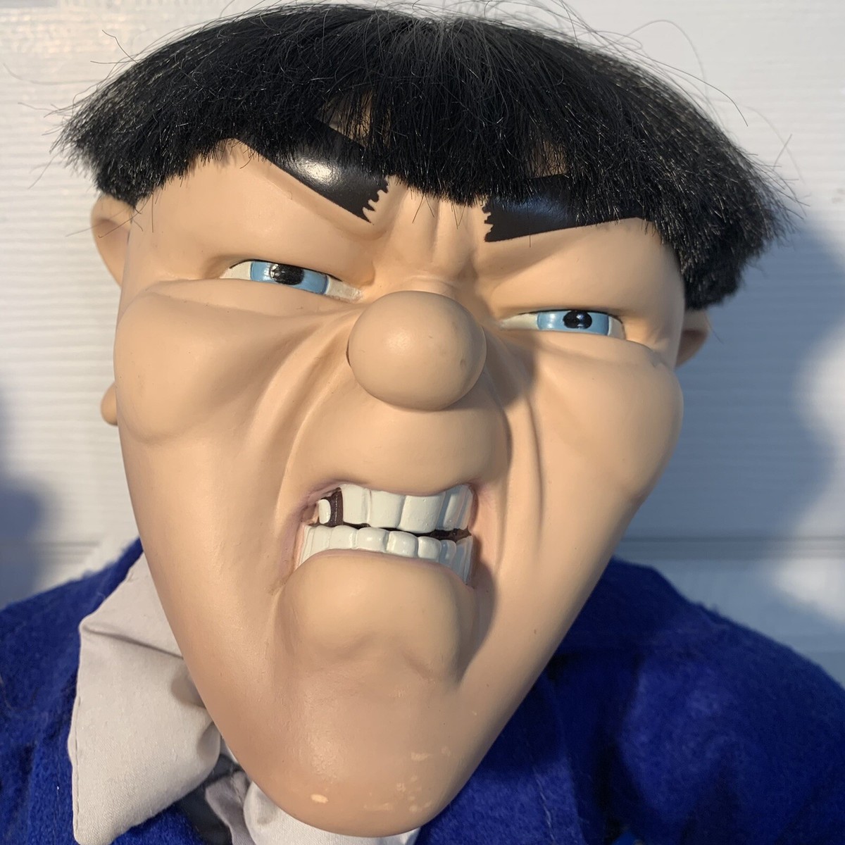 激レア、1996 THREE STOOGES 1996 Spumco Three Stooges Dolls - Moe, Larry and Curly Full Set 22