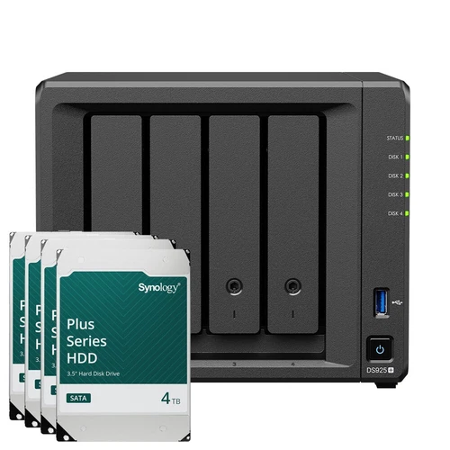 Synology DS925+ NAS 4-Bay | 0TB–64TB | HAT3310 / HAT5310 HDD Custom Build
