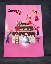 Happy Birthday Card! 3D Birthday Cake Bakers! Gorgeous Card By Designer Burgoyne