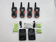 4 x Gently Used Cobra ACXT1035R FLT Two-Way Radio