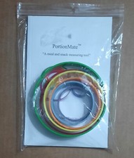 PORTIONMATE Bariatric Care Meal Planning Preparation Rings Measuring Set