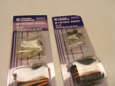 Tower Hobbies System 2000 TS-67 Standard Dual BB Servos (Aset of 2)