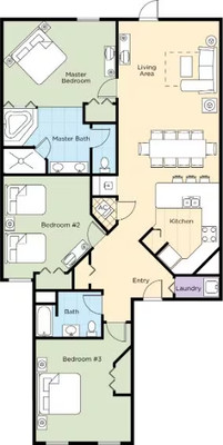 3 nights Wyndham Star Island Jun 18-21   3 BR