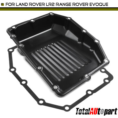 Transmission Oil Pan w/ Gasket for Land Rover LR2 08-15 Range Rover Evoque 12-15
