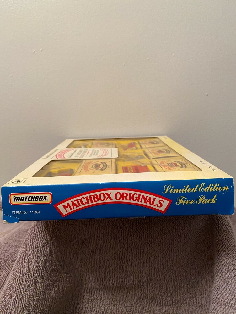 Limited Edition 5-Pack Matchbox Originals Authentic