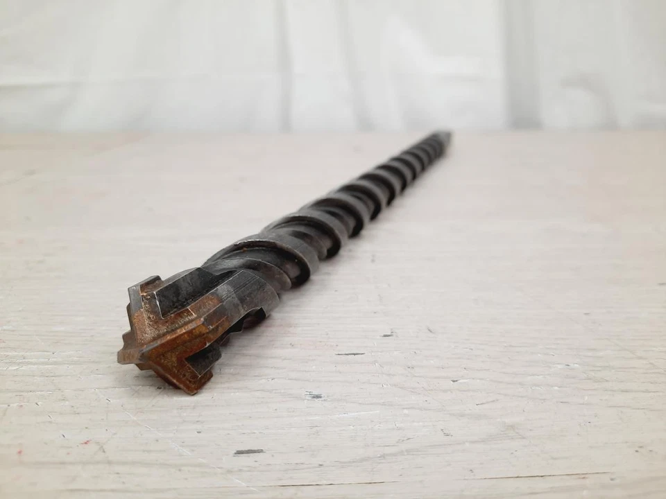 Foret à tête croisée SILVERLINE 583256 SDS-Plus 25 mm x 460 mm - Photo 3/4