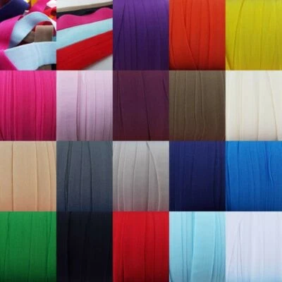 SIMON BROWNE CRAFTS Soft Feel 20mm Fold Over Elastic Lingerie Underwear BUY 1 2 4 8m+ 18 COLOUR 494