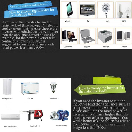 6000W Off Grid Solar Power Inverter Pure Sine Wave 24V 48V DC to 110V 230V AC - Picture 11 of 12
