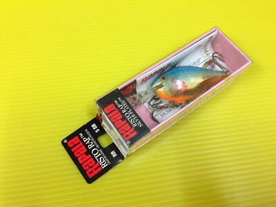5) Anciens Leurres Rapala Risto Rap #5 Crankbait Bleu Argenté Dans