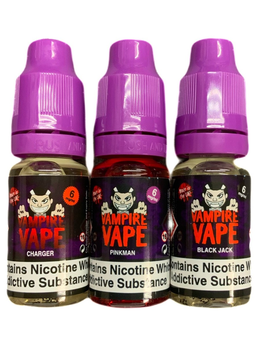 VAMPIRE VAPE E-LIQUID 5 x 10ml Juice | Heisenberg | Pinkman | Ice Menthol |  Dawn | eBay UK