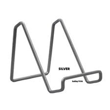 4" SILVER PLATE STAND EASEL Wire Display Book Tile Photo Wedding FREE SHIPPING