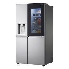 Image of LG American Fridge Freezer Freestanding ThinQ InstaView 635L GSXV90BSAE