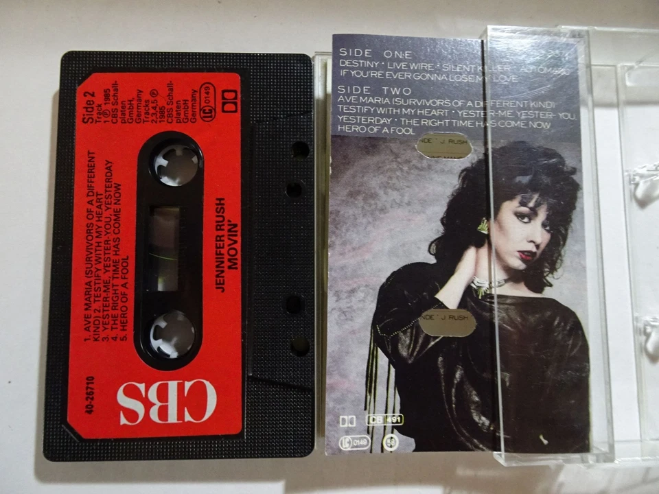 Jennifer Rush:  Movin'  Original   Cassette - Image 2 of 3