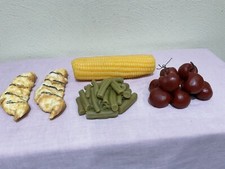 NASCO REALISTIC/REPLICA NUTRITIONAL PLAY FOOD, THEATRE PROPS, 5 PCS. USA, YUMMY 