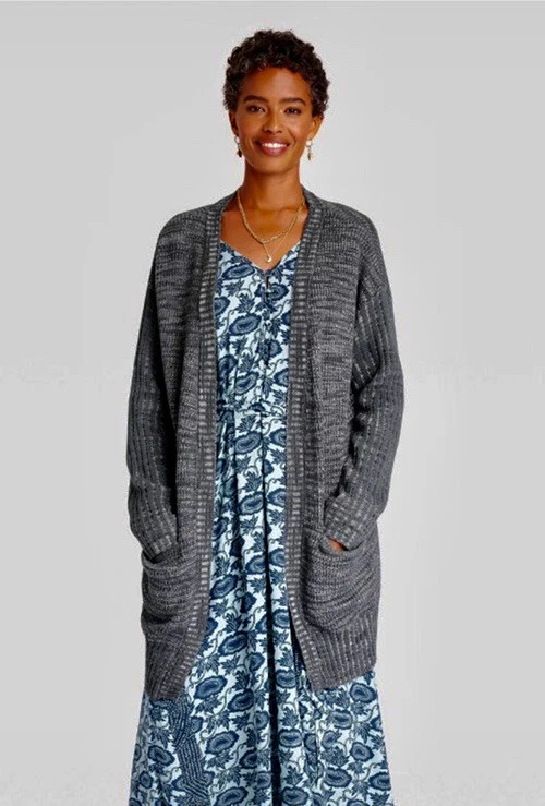 Women's marled cardigan clearance