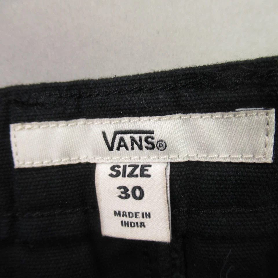 Vans шорты женщин 30 легкий повседневный карманы Chino кнопка черный - Изображение 3 из 4