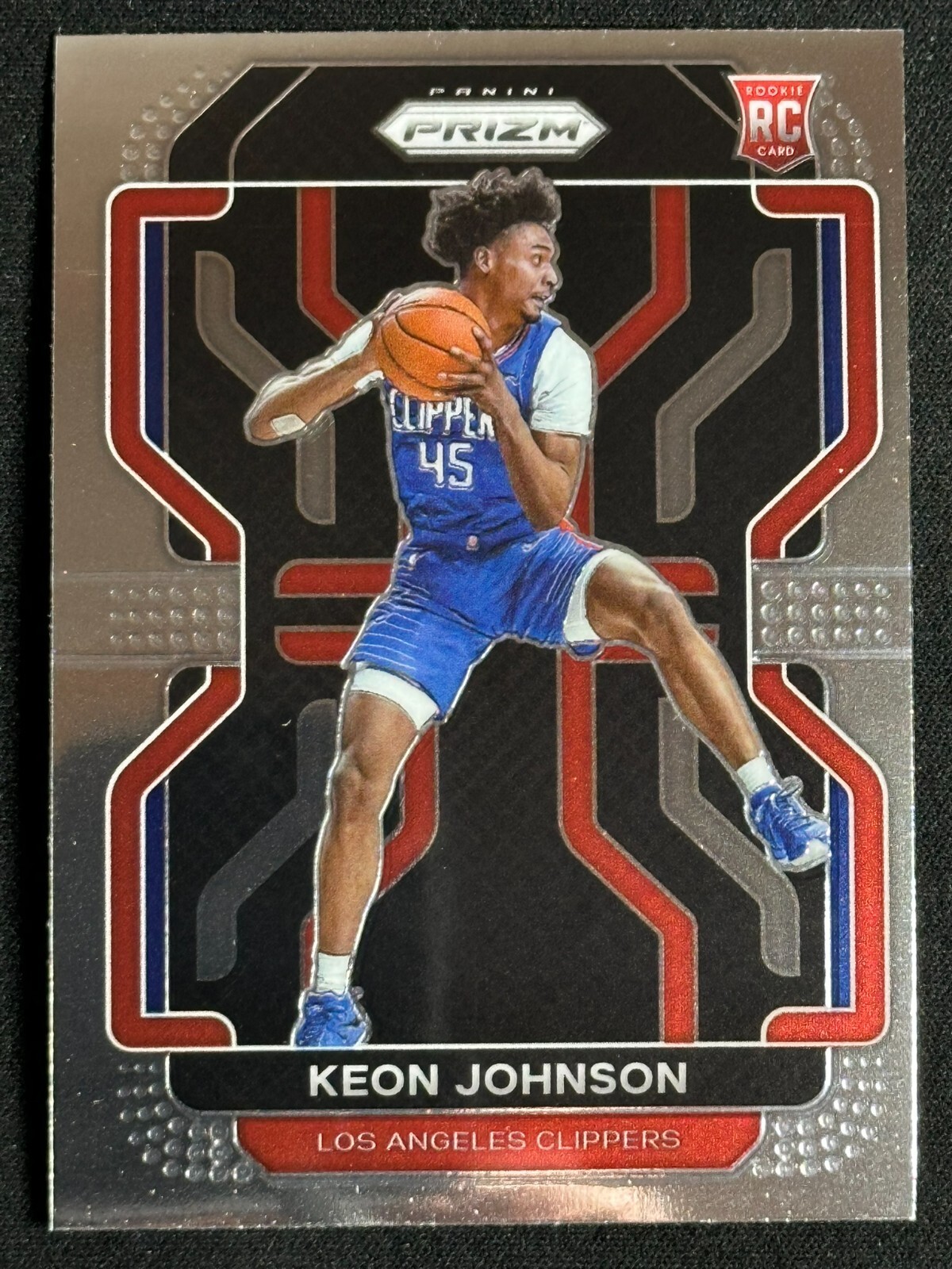 2021 Panini Prizm Rookie RC Keon Johnson #326 Clippers