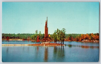 Postcard - The Carillon - Stone Mountain donated by Coca Cola