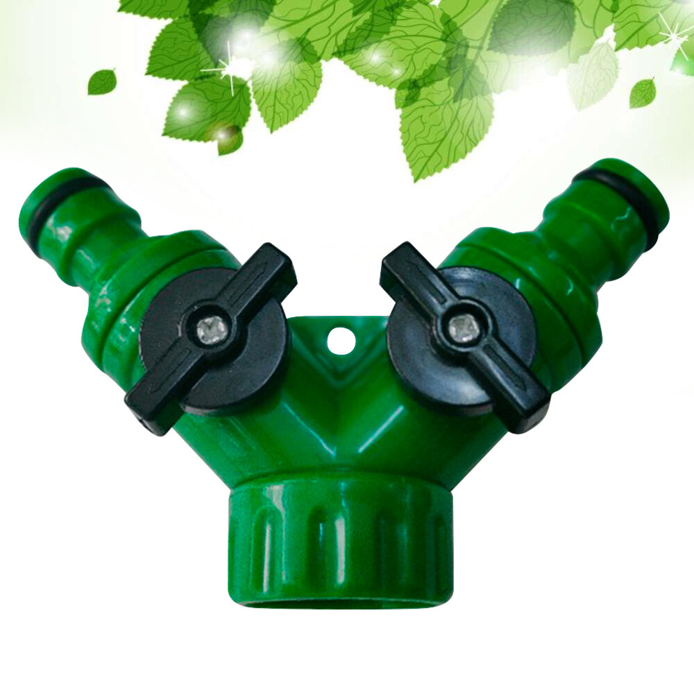EasytoUse Brass 2Way Garden Tap Connector Splitter for Soaker Hose